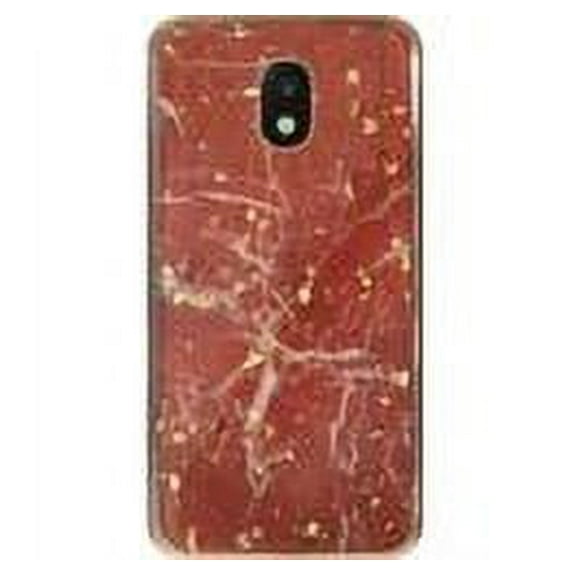 GSA Frozen Glitter Marble Case For Samsung Galaxy J7 (2018), J737 Red