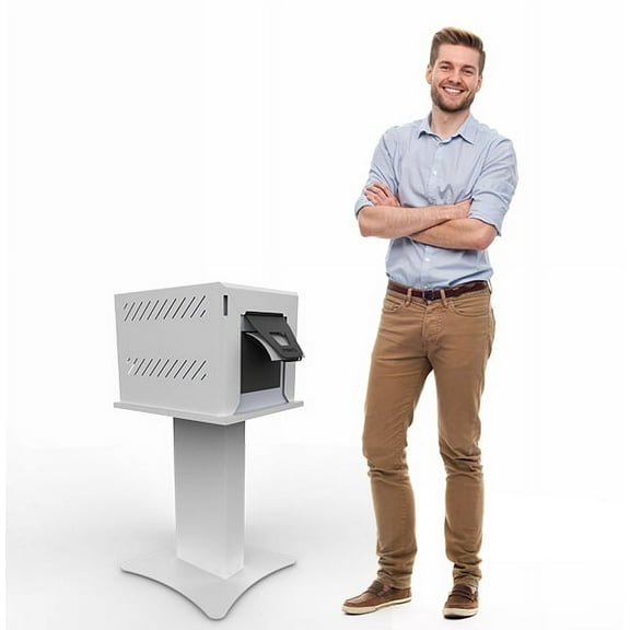 Stand Alone Printer Stand-White