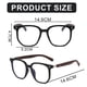 thumbnail image 2 of Las gafas retro anti-azules con patas de madera son simples y transparentes, hechas de TR., 2 of 5