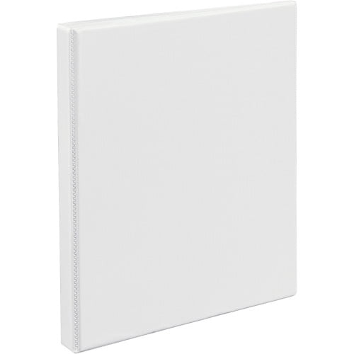 Avery Heavy-duty Nonstick View Binder 1/2' Binder Capacity - Letter - 8 1/2' x 11' Sheet Size - 120 Sheet Capacity - 3 x Slant D-Ring Fastener(s) - 4 Internal Pocket(s) - Poly - White - Recycled