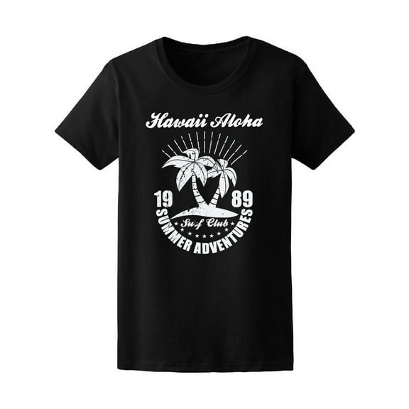 Hawaii Summer Adventures T-Shirt Women -Image by Shutterstock, Female Medium