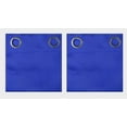 thumbnail image 3 of MDS Blackout Curtains for Living Room and Bedroom Thermal Insulated Grommet Room Darkening Draperies 2 Panels (Royalblue 52x95), 3 of 6