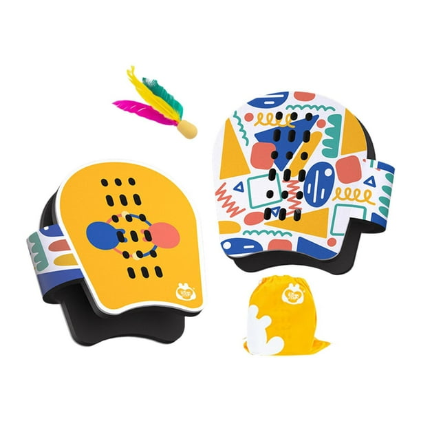 Juego de bádminton para niños, entrenador de bádminton con pelota, volante, raquetas de bádminton ligeras, regalo para parque, juguetes de playa de