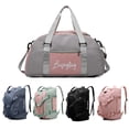 thumbnail image 2 of Bolsas de gimnasio impermeables para hombre y mujer, bolsos de viaje para Fitness al aire libre, bolsas multifuncionales de separación en seco y húmedo, Mochila deportiva para Yoga Fivean unisex, 2 of 2