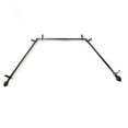 thumbnail image 3 of Wilma 13/16" Bay Window curtain rod 20"-36", 38"-72" - Black,(ABay-12-2), 3 of 4
