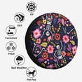 thumbnail image 6 of Kdxio Dancing Skeletons Floral Garden for Tire Cover Wheel Protectors Tyre Covers Weatherproof Wheel Covers Universal Fit for Trailer Rv SUV Truck Camper Travel Trailers 15 inch, 6 of 8