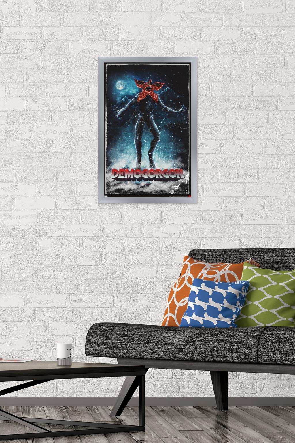 Netflix Stranger Things: Season 4 - Demogorgon Wall Poster, 14.725" x 22.375" Framed