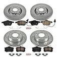 thumbnail image 3 of PowerStop Front and Rear Z23 Evolution Sport Carbon-Fiber Ceramic Brake Pad and Drilled & Slotted Rotor Kit Fits: AUDI Select Models K639, 3 of 10