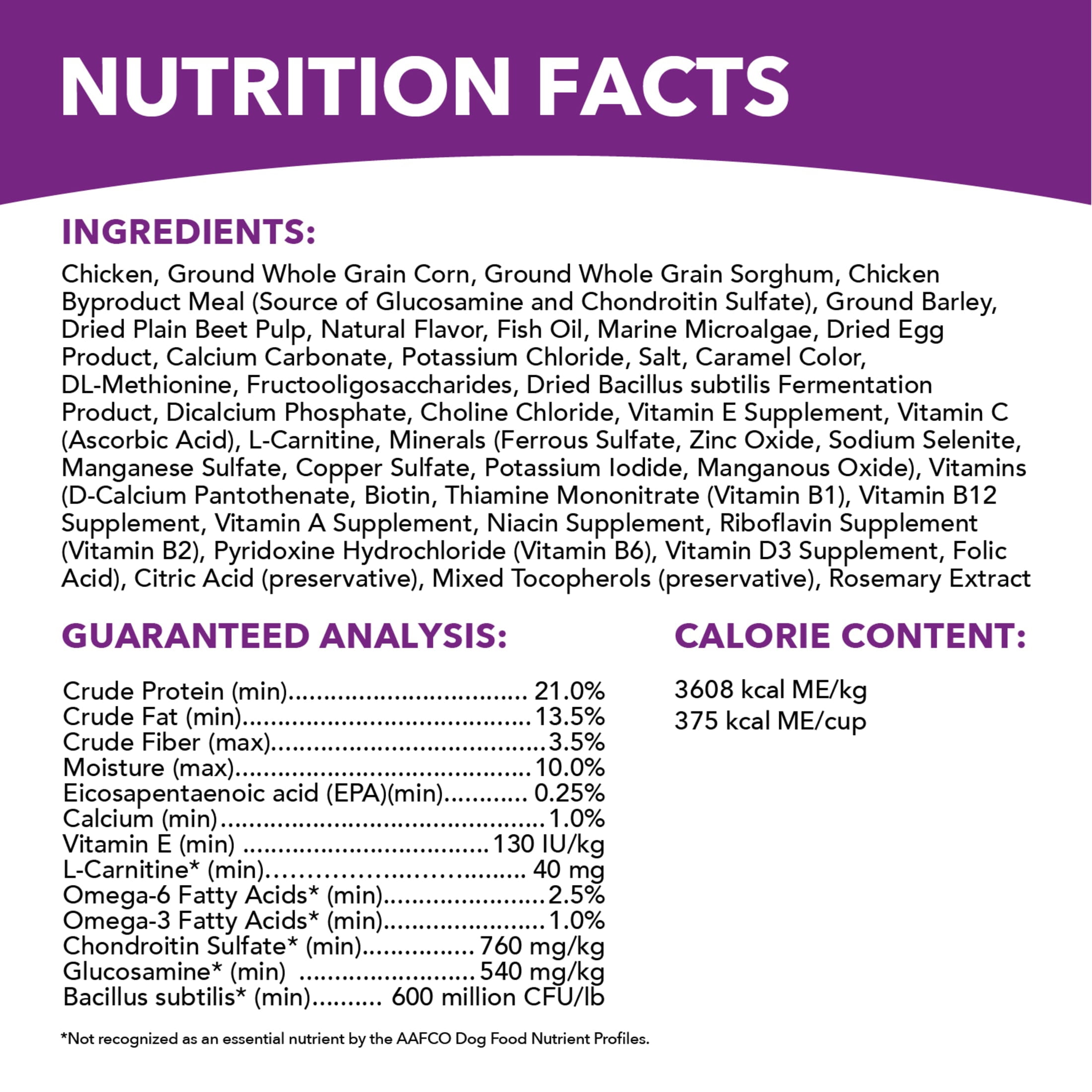 Iams Advanced Health Mobility Support Chicken & Whole Grain Recipe Adult Dry Dog Food, 6 Lb Bag