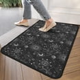 thumbnail image 4 of Black Gothic Sun Moon Pattern Door Rugs,Washable Non Slip Door Mats Indoor,Decorative Door Mats,Entry Mat Indoor for Entrance,Bedroom,Kitchen,Bathroom,30"x17", 4 of 6