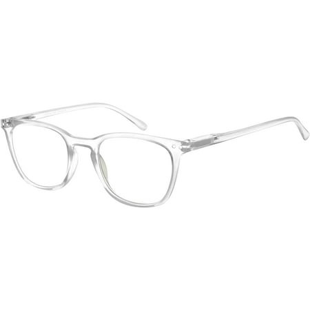EFE Clear Frame Reading Glasses Blue Light Blocking Reading Glasses Lightweight Eyeglasses