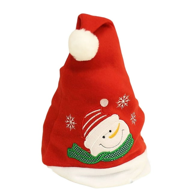 Accesorios de sombrero de Navidad Injueey para Adultos y Niños gorro de Santa decoración fiestas Muñeco de nieve
