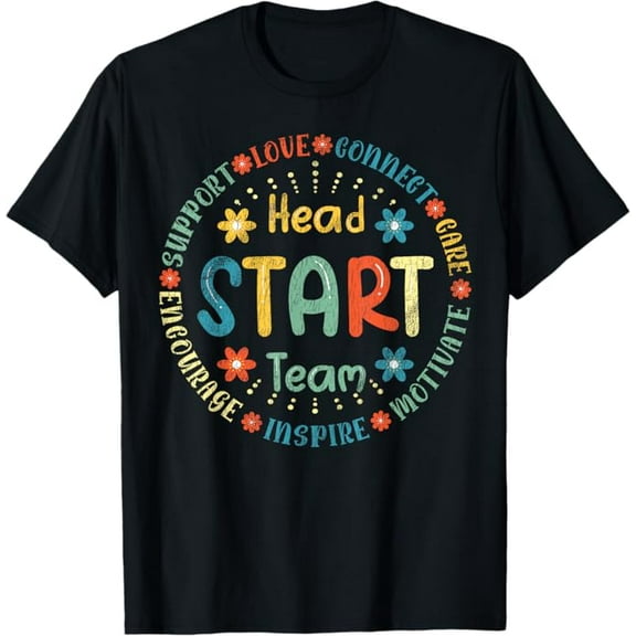 Head Start Team Back to School Teacher Early Childhood Retro T-Shirt
