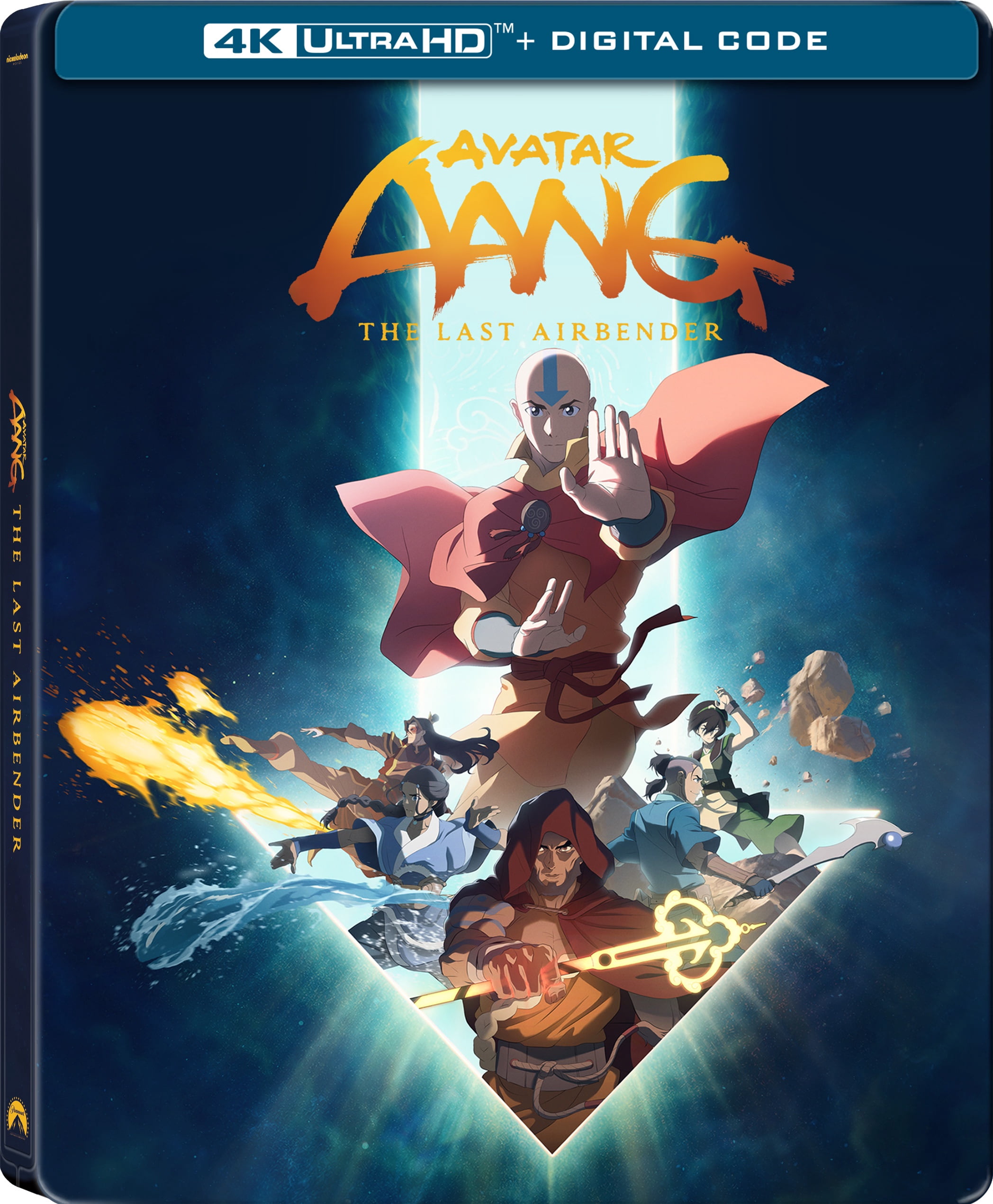 Avatar Aang: Last Airbender (Steelbook) (4K Ultra HD + Digital Code) Paramount, Animated, Adventure, Family