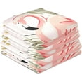 thumbnail image 4 of Kitchen Towels Pink Flamingo Tropical Pineapple Pattern Cleaning Towel Absorbent Hand Towels Tea Towels for Home Restaurant Dish Clean 28" x 18", 1PC, 4 of 7
