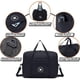 thumbnail image 5 of 2x Bolsa de viaje 45x36x20 Bolsa de hombro plegable para gimnasio Bolsa de deporte Maleta de viaje de mano 40l Negro, 5 of 5