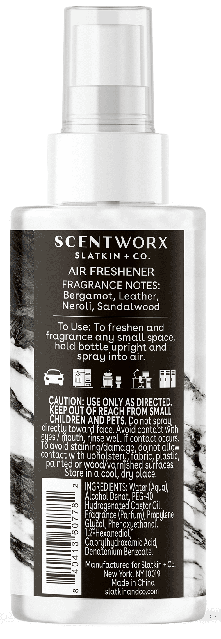 (3 pack) Black Onyx Auto Air Freshener Spray