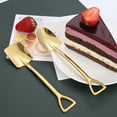 thumbnail image 1 of Cuchara De Acero Inoxidable, Pala Para Postre, Uso Doméstico, Multifuncional, Fruta, Pastel, Helado, Café, Cocina, Sazonador, Pala, Cuchara, 1 of 7