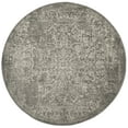 thumbnail image 3 of SAFAVIEH Round Rug 6'7" - Evoke Collection - Traditional Design, Silver & Ivory, Non-Shedding & Easy Cleaning, Ideal for Living Room, Bedroom, Dining Space, 3 of 12