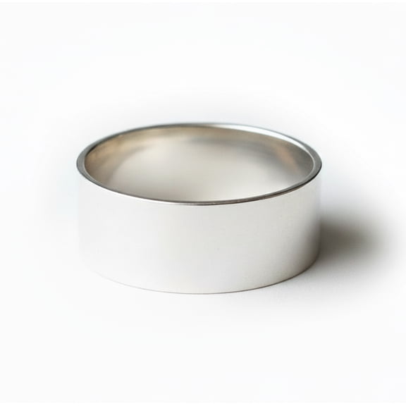 928 Sterling Silver 6mm Band Ring, Minimalist Everyday Wear Jewelry