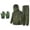 Dark Green, variant on Mosquito Suit for Men Women Fishing Hiking Camo Mesh Suit with Hood Outdoor Bug Protection Three Piece Outfits Lightweight Full Body Bug Net Clothing Beige S