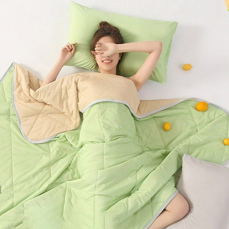 Refreshing And Pleasant Grade Cool Silk Air Conditioner Core For Good Summer Sleep Soft Winter Blanket Threshold Blankets Target Men Throw Blanket for Couch Cotton Blanket for Bed Heated Throw
