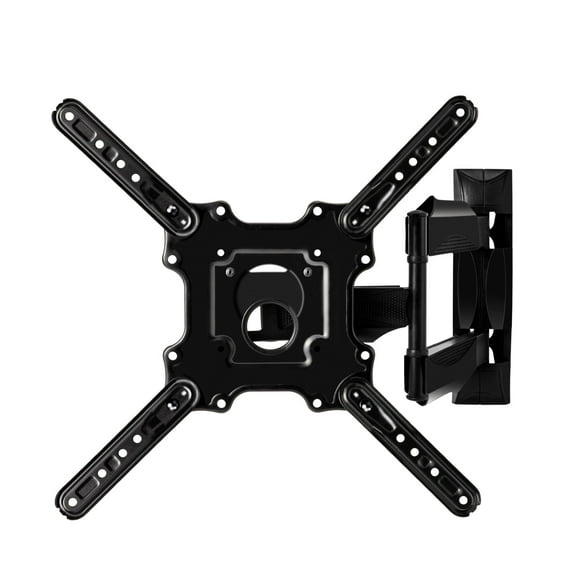 LAFLAURENT Full Motion TV Wall Mount with Swivel Arm for 32" 40" 43" 50" 55" 60" Inch Flat Screen TVs, Tilt, Extend, Heavy-Duty Articulating Bracket, VESA 400x400, Holds up to 77 lbs