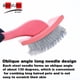 thumbnail image 4 of Pet Grooming Long Pin Slicker Brush Dog brush Dematting Comb Knots and Matts Shedding Hair Remover pet store/groomer ShopWise Round, 4 of 11