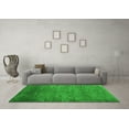 thumbnail image 3 of Ahgly Company Indoor Square Abstract Green Modern Area Rugs, 7' Square, 3 of 4