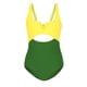 thumbnail image 5 of Conjunto de pantalones cortos de bebé de verano lindo de la playa de impresión floral de dos piezas traje de baño para niños vestido corto de verano floral, 5 of 7