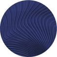 thumbnail image 1 of Ahgly Company Machine Washable Indoor Round Transitional Sapphire Blue Area Rugs, 3' Round, 1 of 1