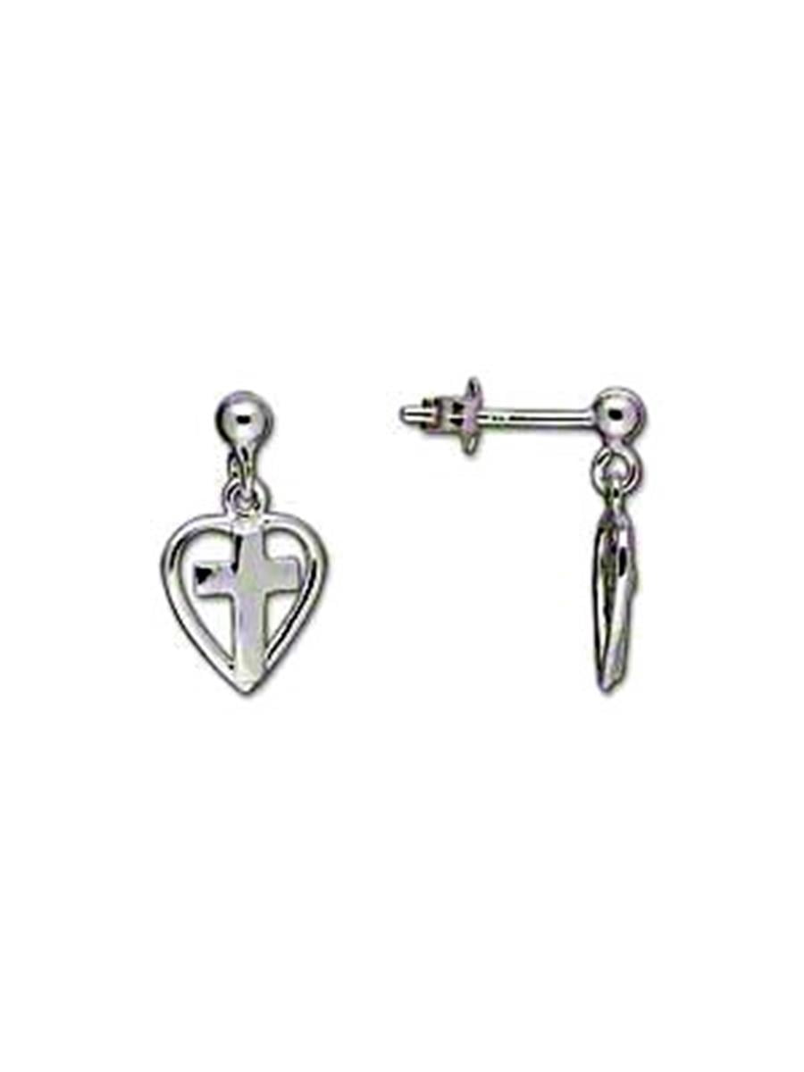 stud and dangle earrings