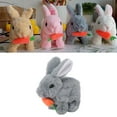thumbnail image 4 of Easter Bunny Toy Plush Interactive Bunny Toy with Lifelike Movements Hopping Twitching Ears for Kids Easter Birthday, 4 of 7