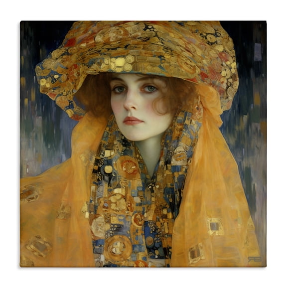 Stupell Industries Traditional Traditional Patterned Portrait Canvas Art, 17 x 17, by RB
