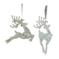thumbnail image 1 of Adornos navideños Charm Colgantes Acrílico Transparente Decoraciones para árboles de Navidad para 2 alces, 1 of 9