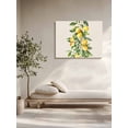 thumbnail image 5 of Yellow Lemon Wall Art for Living Room,Canvas Picture Wall Decor for Bathroom Bedroom,Spring Botanical Leaves Fruit Farmhouse Painting Artwork for Office Kitchen Hallway Dining Room Home Decor 16"x20", 5 of 8
