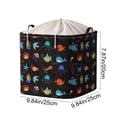 thumbnail image 3 of Yhmxh Comforter Storage Bag, Extra Large Clothes Storage Organizer for Blankets Bedding Sweaters, Large Toy Storage Bags Foldable Soft Storage, Zipper Closure, Carry Handles, Closet Moving Travel, 3 of 6