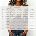 thumbnail image 2 of Womens Plus Size Halloween Shirts Crewneck 3/4 Sleeve Graphic Tees Funny Print Casual Tops Pullover Khaki 3XL, 2 of 6