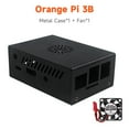 thumbnail image 2 of Orange Pi 3B Metal Case Aluminum Alloy Box Orange Pi 3B Cooling Fan Cooling Case, 2 of 14