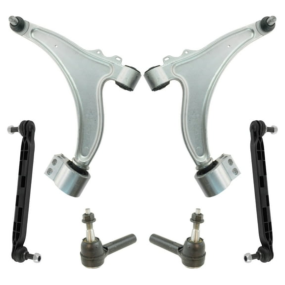 TRQ Front Control Arm Ball Joint Sway Bar Link Tie Rod Suspension Kit Set 6pc PSA65145 Fits select: 2013-2015 CHEVROLET MALIBU, 2012-2016 BUICK LACROSSE
