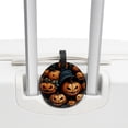 thumbnail image 3 of Pumpkin Set of 2pcs PU Leather Round Suitcase Tags with Privacy Cover and Name ID Tag - Ideal for Travel Luggage, Handbags, Backpacks, School Bags, 3 of 6