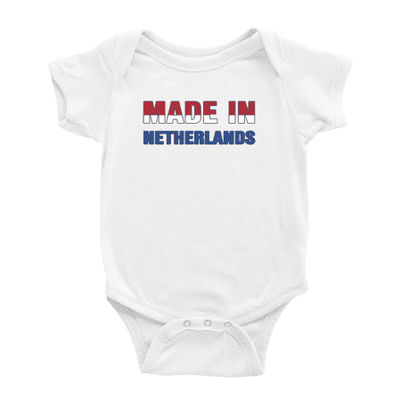 

Made In Netherlands Cute Baby Clothing Bodysuits Boy Girl Clothes