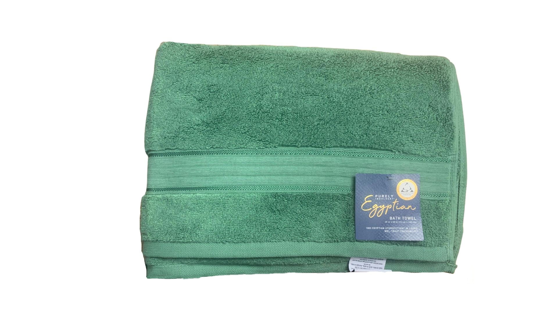 Purely Indulgent 4 piece Cotton Hand Towel and Wash Cloth set Green