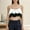 White, variant on Baqcunre Plus Size Swimwear, Ruffled Bikini Top Swim Top Falbala Swimsuit Top for Women Bathing Suit Top Black L