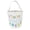 White C, variant on PLJFXXM Baseball Basket Easter Baskets for Canvas Easter Egg Hunt Baskets
