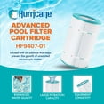 thumbnail image 2 of Hurricane HF9407-01 Advanced Pool and Spa Filter Cartridge Replacement, White, 2 of 7