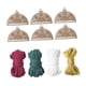thumbnail image 5 of Adornos navideños, 6 piezas, decoración navideña con agujero, decoración para de Navidad, manualidades de madera para sala de estar y dormitorio, 5 of 9