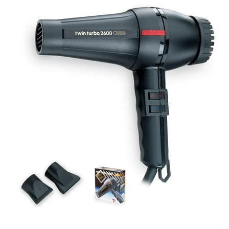 New Turbo Power Twin Turbo 2600 Equipped with two nozzles Hair Hair Dryer