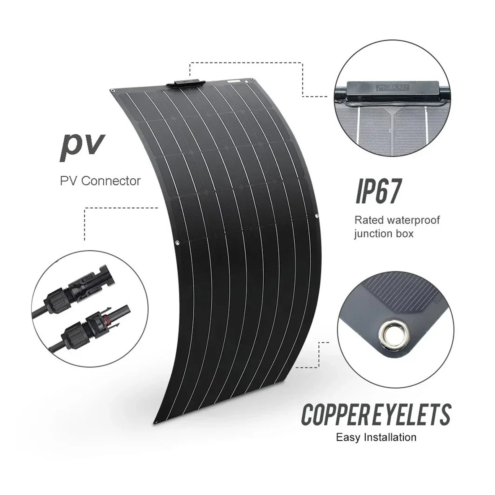 Folding solar panels Portable Solar Panel 1000W 2000W Suitable For Outdoor Mobile Power Supply Solar charger