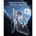 thumbnail image 5 of ESR Magnetic Phone Case for iPhone 17 Pro, Compatible with MagSafe, Camera Control, Shockproof Military-Grade Protection, Clear, 5 of 7